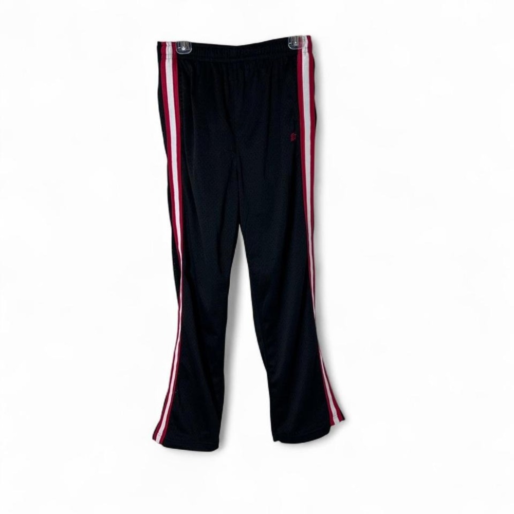 Starter‎ Track Pants XXL 18 Black Red Youth Lined Activewear Windbreaker mesh